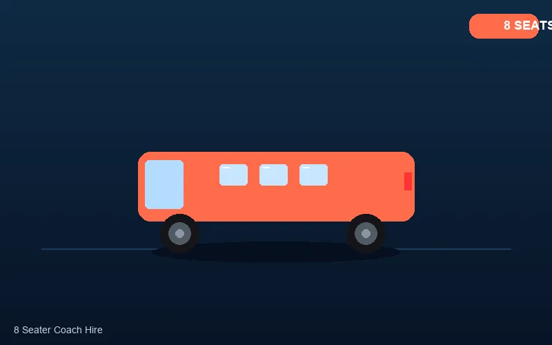 8-seater minibus