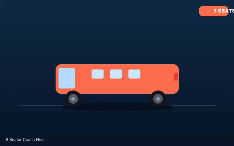 9-seater minibus